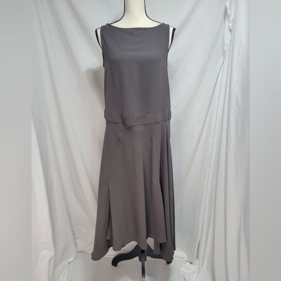 Prologue sleeveless polyester handkerchief bottom lightweight maxi dress sz S - Picture 1 of 6